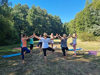 Yoga am Katzenbachsee